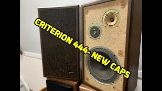 Criterion 444 by Lafayette Radio- How to Replace Capacitors- Will it Matter?