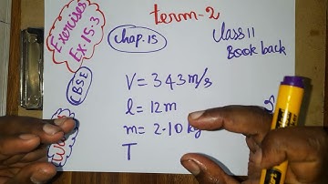 excerise 15.3 class 11 physics