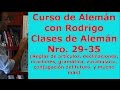 Clases de aleman Nro 29-35 - Aprender Aleman con Rodrigo