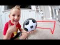 FATHER SON HOUSE SOCCER! / Glide Ball!