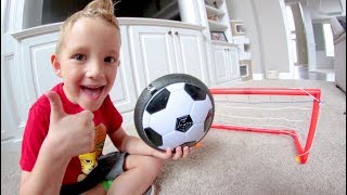 FATHER SON HOUSE SOCCER! \/ Glide Ball!