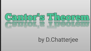 Cantor's Theorem