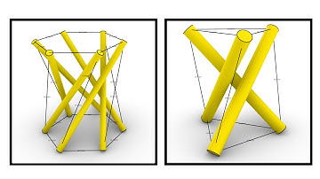 Rhino Grasshopper (Simple Tensegrity)