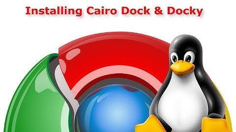 Crouton 4 Chromebook Tutorials: Installing The Cairo Dock & Docky