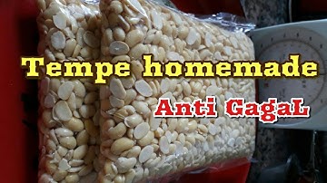 Thumbnail of Cara membuat Tempe homemade Enak Anti gagal