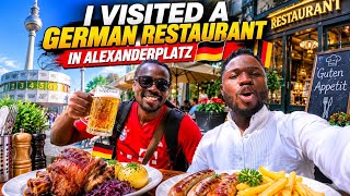 I VISITED A GERMAN🇩🇪 RESTAURANT IN ALEXANDERPLATZ  FOR THE FIRST TIME