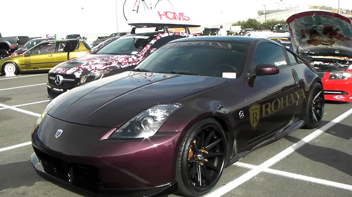 DUBSandTIRES.com 20'' Staggered Rohana RC-10 Matte Black Wheels 2008 Nissan 350Z Rims Forgiato