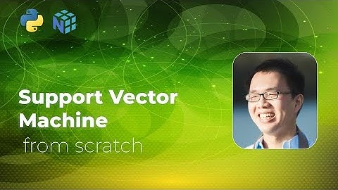 1.9 Supervised - Classification - Support Vector Machine