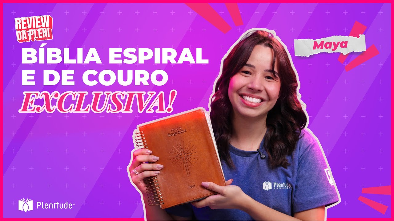 Bíblia em Couro Soft,  Espiral e Exclusiva da Thomas Nelson e Plenitude Distribuidora!