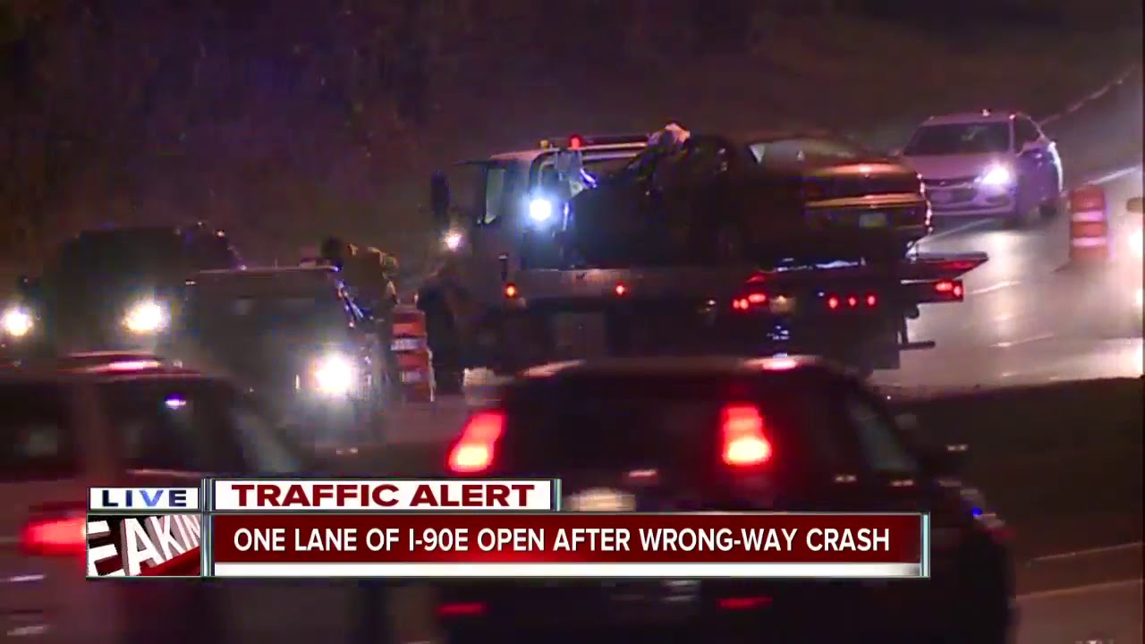 One person killed in wrong-way crash on I-90 Eastbound near W. 44th ...