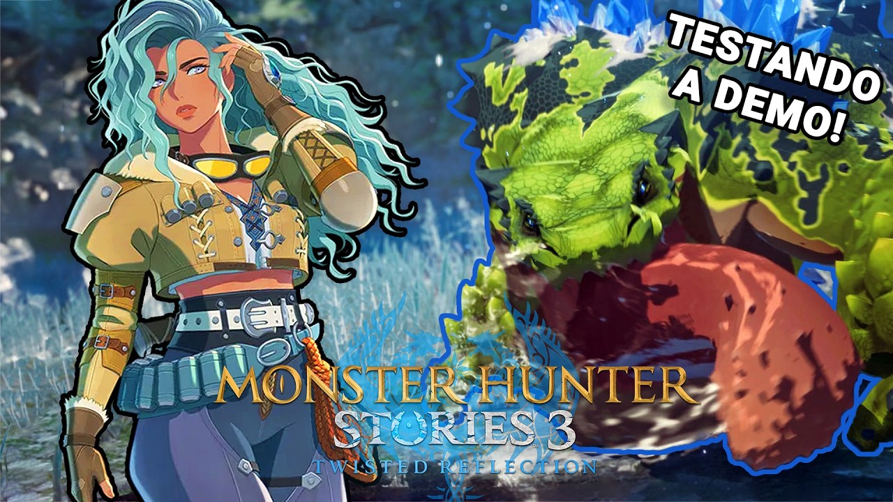 TESTANDO MONSTER HUNTER STORIES 3 ADIANTADO!!!