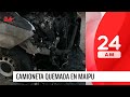 Mujer habría incendiado camioneta de su expareja por una infidelidad | 24 Horas TVN Chile