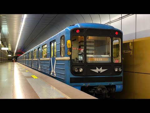 Метро Новосибирска. Поездка по всем станциям