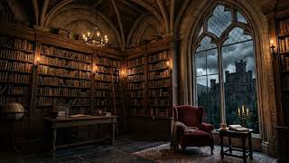 Dark Academia Library Ambience🕯️📚