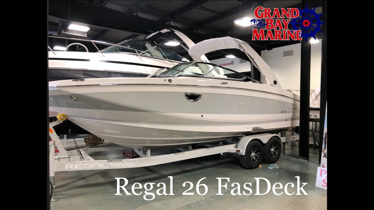 Grand Bay Marine Walk Through Featuring the 2020 Regal 26 Fasdeck YouTube