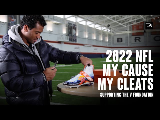 Russell Wilson Supporting Cancer Research & The V Foundation with 2022 My Cause My Cleats Initiative