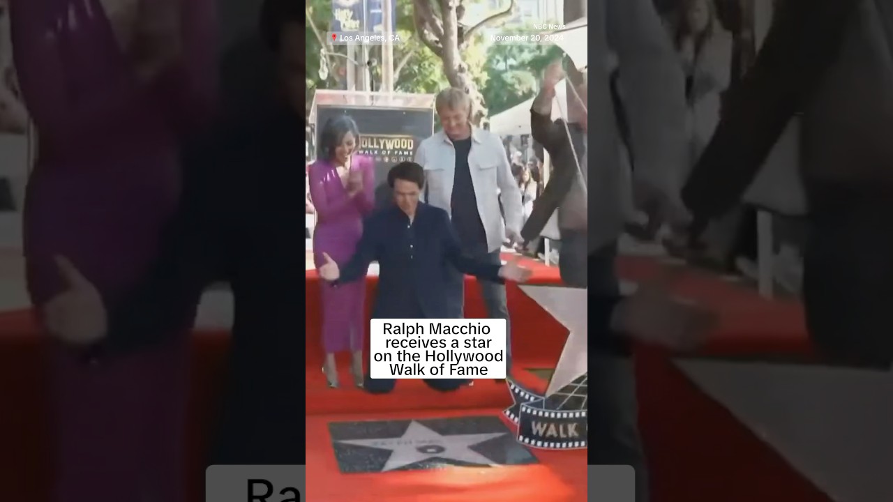 Ralph Macchio receives a star on the Hollywood Walk of Fame Ralph Macchio receives a star on the Hollywood Walk of Fame