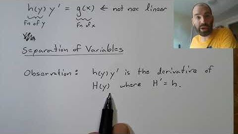 2.2 Separable Equations