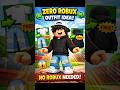 Roblox ZERO ROBUX Outfit Idea 😱🔥 | Free Roblox Drip #shorts #roblox