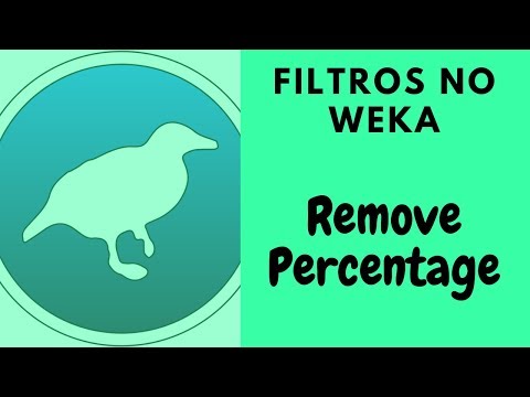 Filtros WEKA - RemovePercentage