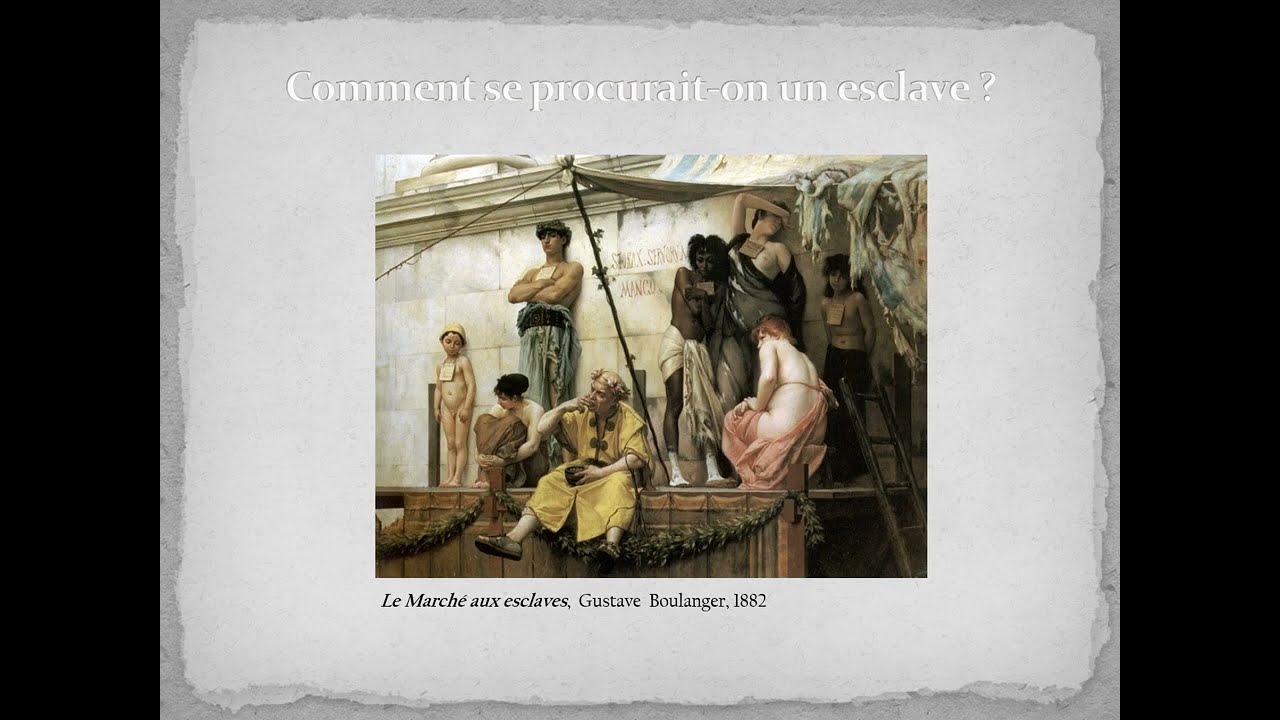 L’esclavage dans la Rome antique