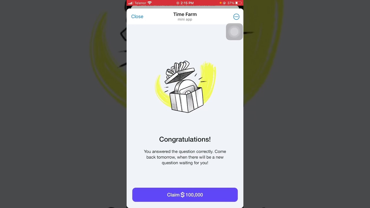 Time Farm Answer Today | Time Farm Oracle of Time 6 August | Time Farm Answer