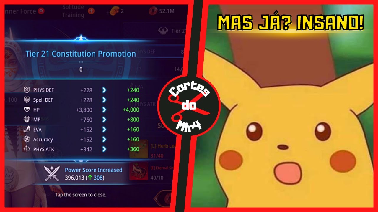 PRIMEIRA CONSTITUIÇÃO NO 21?! HAJA RECURSO! | MIR4