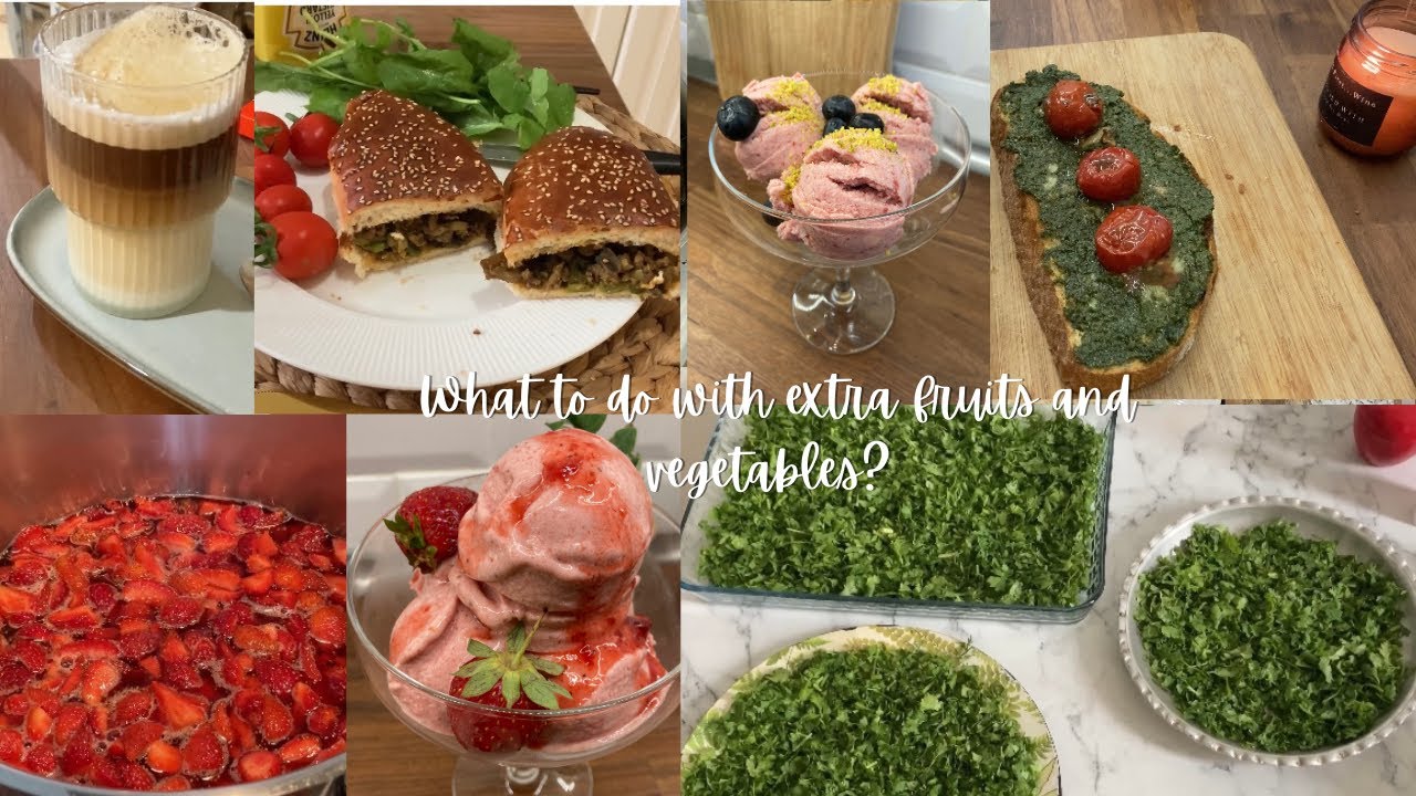 How to store extra food for a long time İce Cream pesto sauce jam … YouTube