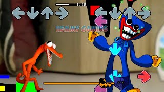 Rainbow Friends vs Poppy Playtime Sing Sliced (Huggy Wuggy vs Orange) | Sliced But Everyone Sings It