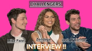 Mike Faist Zendaya and Josh O'Connor Talk about Relationships and Karaoké | Challengers |