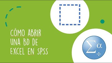 SPSS 0  Cómo abrir BD de Excel en SPSS