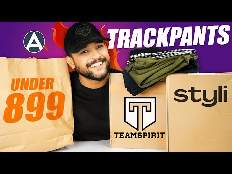 Best TRACK PANTS/JOGGERS for Men on AJIO 🔥 Fashion Haul Review 2023 | ONE