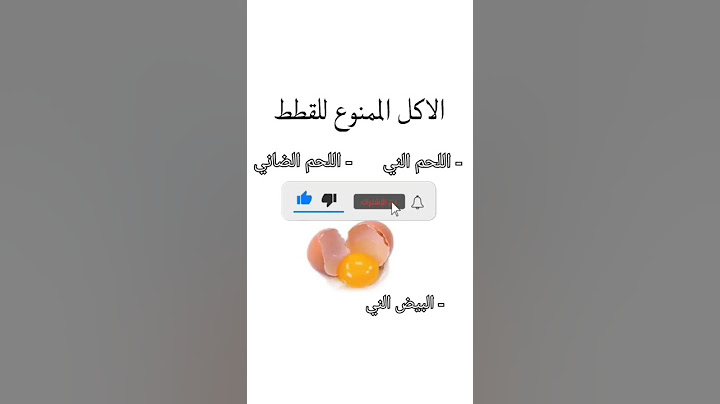 الاكل الممنوع للقطط