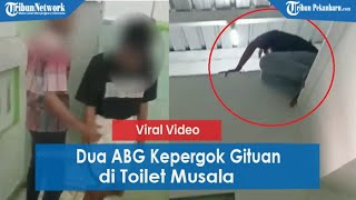 Dua ABG Terciduk Warga Lagi 'Gituan' di Toilet Musala, Sempat Tak Mau Buka Pintu