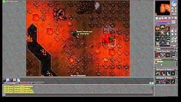 Tibia - Demon hunt (Yalahar west spawn)