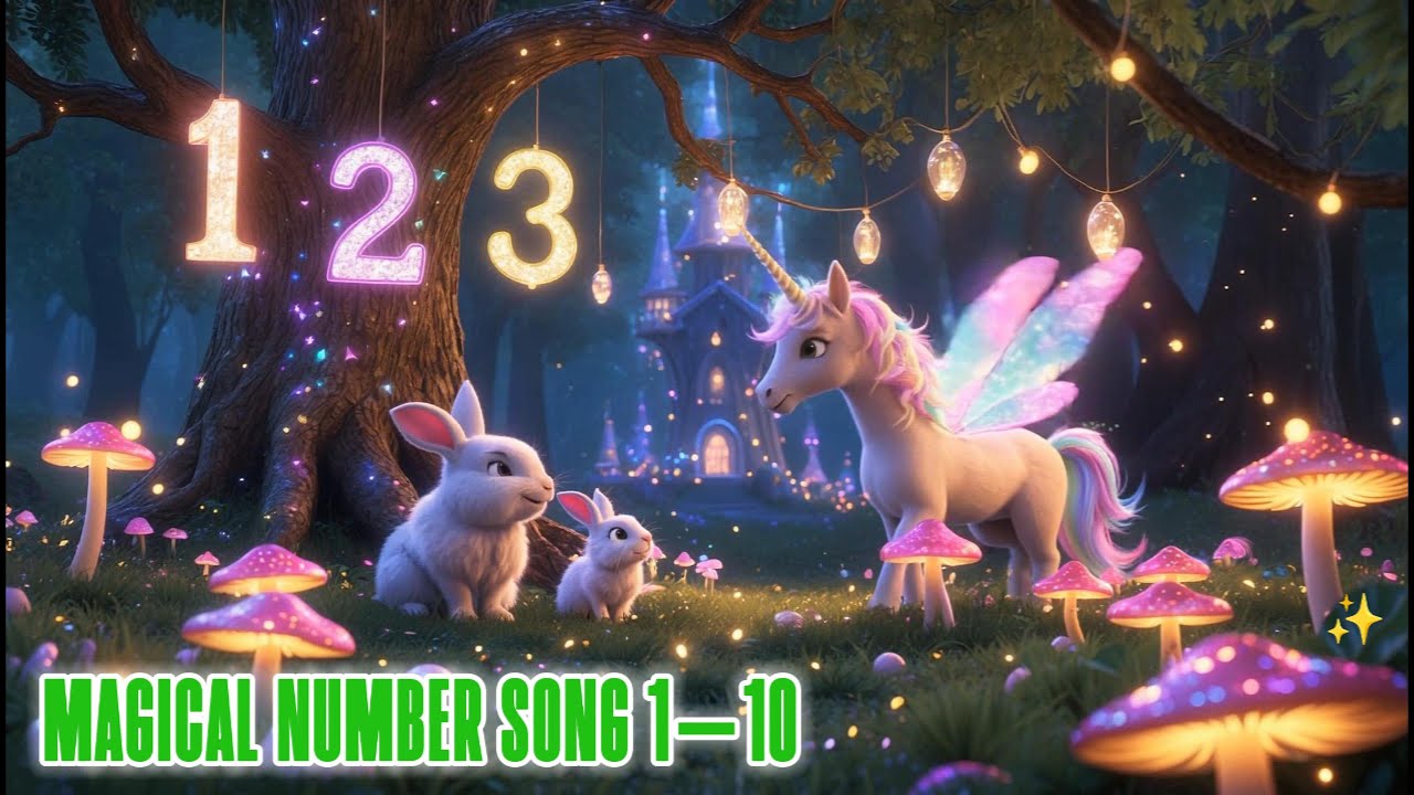 Magical Number Song 1–10 ✨ Counting in the Fairy Woods! 