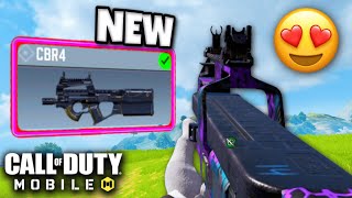 *NEW* CBR4 SMG in BATTLE ROYALE! 😍| COD MOBILE | SOLO VS SQUADS