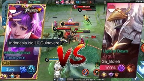 Guinevere Vs Argus | Exp Lane | Solo Rank | MLBB