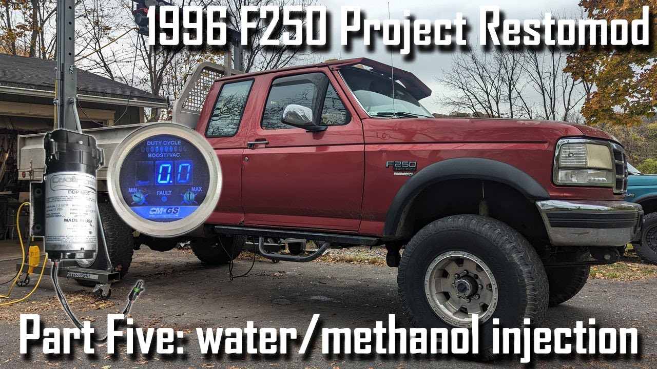 Water/Methanol Injection install on our 96 F250 - YouTube