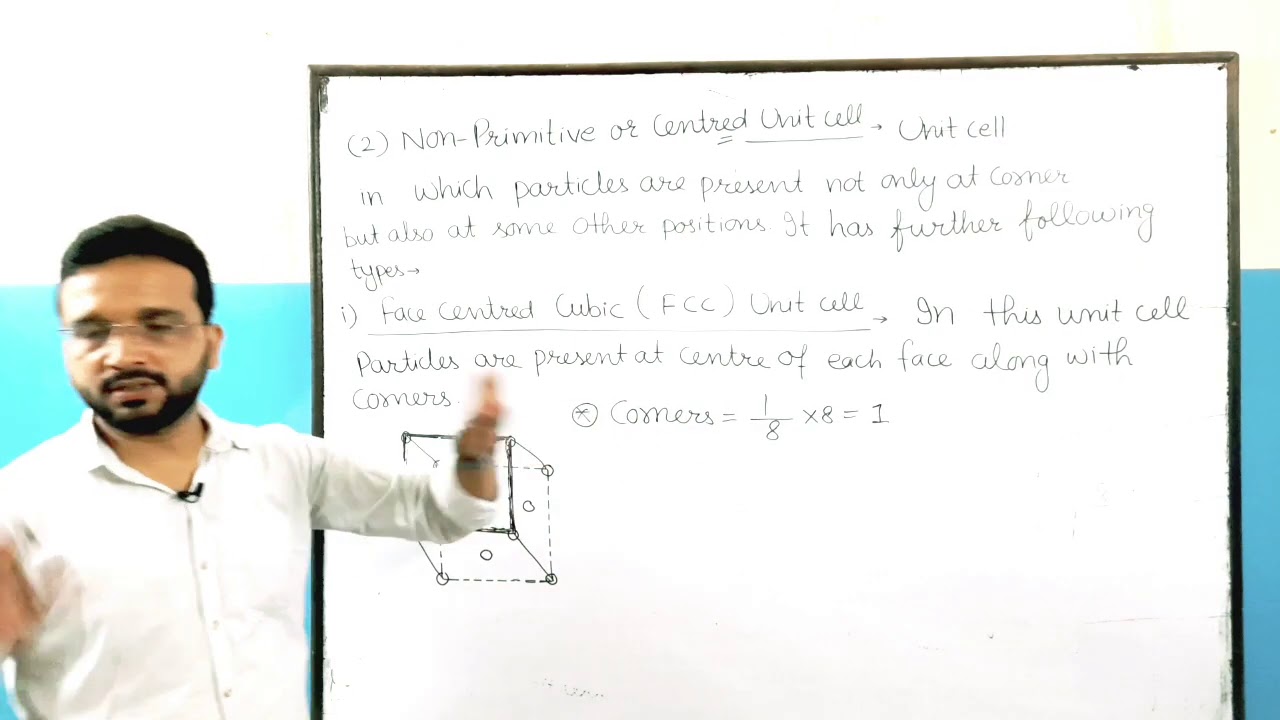 TYPES OF NON PRIMITIVE UNIT CELL - YouTube