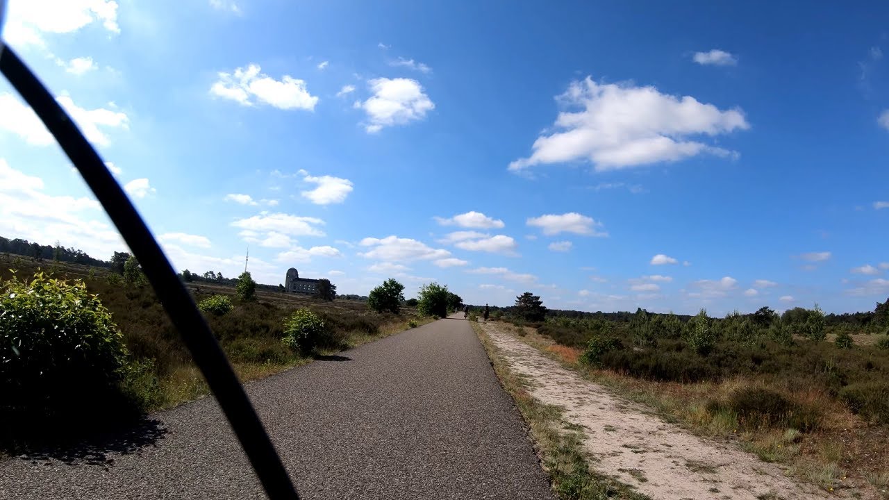 Rondje fietsen door de bossen bij Kootwijk (4K)