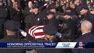 Waltham Officer Paul Tracey laid to rest