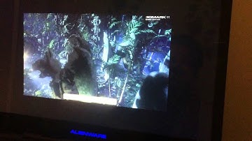 Alienware M17x R4 after OC 3D Mark 2011