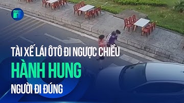 Tài xế điều khiển ôtô đi ngược chiều gây va chạm còn đuổi đánh người đi đúng | VTC1