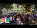 Spring Breakers Rebel and Crowd Streets Amid New Miami Beach Restrictions | NBC Nightly News