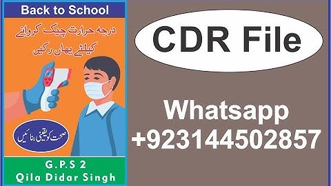 Corona Virus flex designing CDR File X7 || CoronaVirus CDR File Designs || #CoronaVirusDesigning