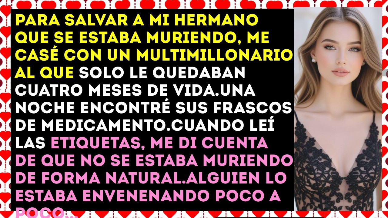 PARA SALVAR a mi hermano que se estaba muriendo, me casé con un multimillonario al que solo #viral