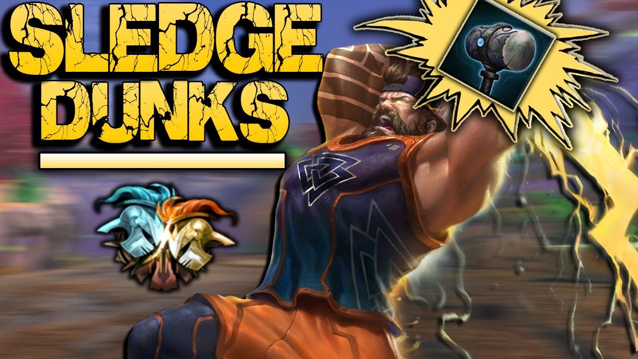 OPTIMAL SLEDGE HEALTH BUILD DUNKS ON TOP TIERS IN DUEL! - Masters Ranked Duel - SMITE