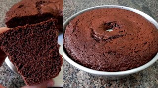 BOLO DE CHOCOLATE DE LIQUIDIFICADOR - FÁCIL E RÁPIDO 