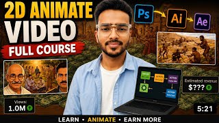 How to Make 2D Documentary Videos with FREE AI Tools | Complete Course 2026
